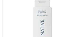 Native Clean Body Wash, Gentle & pH- balanced for Sensitive Skin, 24-Hr Freshness for Men & Women, Vegan & Cruelty-Free, Fre...
