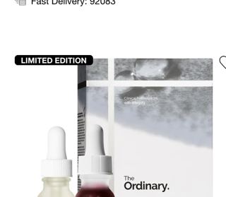 Ordinary. Ordinary. The Ordinary The Resurface & Hydrate Set with Hyaluronic Acid Serum + AHA Бô Get It Shipped: 92083