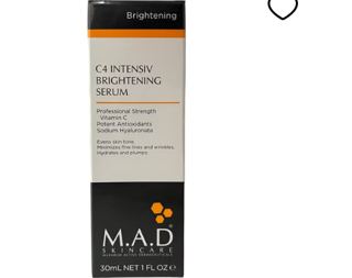 Representative charted product for MAD Skincare C4 Intensiv
