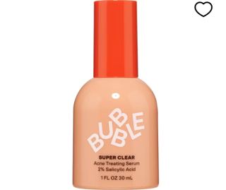 Bubble Skincare Super Clear Acne Treating Serum, for All Skin Types, 1 floz/30mL