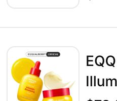 EQQUALBERRY Vitamin Illuminating Duo - Skincare... $72.99k