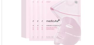medicube Jelly Gel Mask with Salmon DNA PDRN Pink Collagen, 4EA | Overnight Face Mask for Glass Glow Skin - Elasticity,...