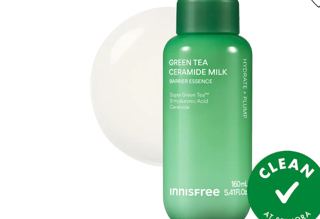 InnisFree 54100l innisfree Green Tea Ceramide Refillable Korean Milk Toner for Hydration & Barrier Repair