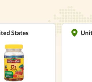Representative charted product for Nature Made