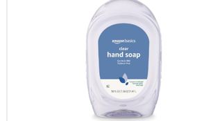 Amazon Basics Gentle & Mild Clear Liquid Hand Soap Refill, Triclosan-Free, Dermatologist-Tested, pH Balanced, Cruelty-...