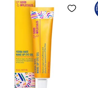 Good Molecules Yerba Mate Wake Up Eye Gel - Hydrating Undereye Gel Cream with Hyaluronic Acid &...