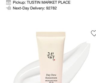 Beauty of Joseon Day Dew Sunscreen Lightweight SPF 50 68 Get It Shipped: 92782