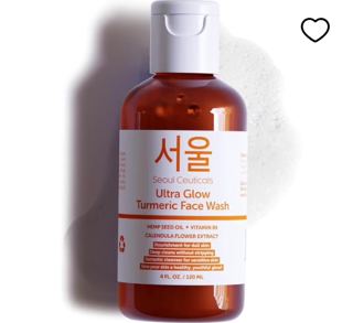 SeoulCeuticals Ultra Glow Face Wash, Korean Skincare Face Cleanser, 4 fl oz