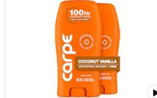 Carpe 100-Hour Antiperspirant Deodorant for Women - Coconut Vanilla | Dermatologist Tested - 100 Hr Sweat & Odor Control - Free...