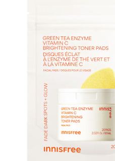Mini Daily Vitamin C Korean Brightening Toner Pads with Niacinamide for Dark Spots​