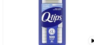 Q-tips Cotton Swabs, Original, For Home, First Aid and Beauty, 100% Cotton, 500 Count