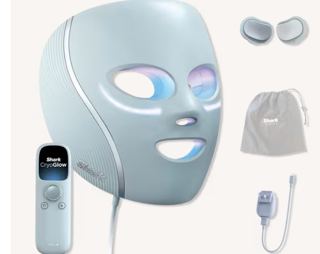 Shark Beauty CryoGlow Red Blue & Infrared iQLED Face Mask & Under Eye Cooling