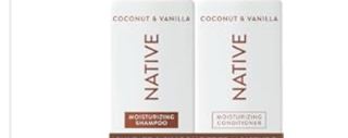 SULFATESLICONE FREE MOSTURE CLEAN SHAMPOO • CONDITIONER SET Native Coconut & Vanilla Shampoo and Conditioner Contain Naturally Derived