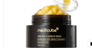 medicube Capsule Cream with Deep Vitamin C for Radianre | l innenme Vitamin ( Goldon