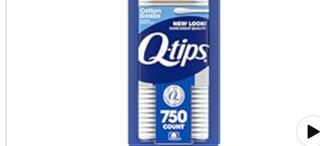 Representative charted product for Q-tips Cotton Swabs