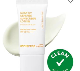 Representative charted product for INNISFREE