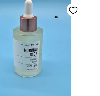 Representative charted product for VALJEAN LABS Morning Glow