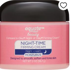 Representative charted product for Equate Firming Night Cream