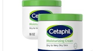 I6oz - 2 PACK Cetaphil Moisturizing Cream, Dry Sensitive Skin, Fragrance Free, 16oz 2Pk | 2-pack value, face and body hydration, non-comedogenic,..