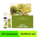 LATIB Olive & Kiwi Shot Set (Olive Lemon Shot 14 Bottles + V-Care Lemon Kiwi Shot 14 Bottles)