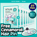 [Sanrio EDITION] Anua PDRN Hyaluronic Acid Capsule 100 Serum Mask 10 sheets (+1 sheets+CINNAMOROLL hair pin)