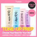 [NEW Shade] fwee Spa Glowing UV Tone Up Prep (SPF30 Semi Dewy / SPF50+ Wet Dewy&Airy) (Set/Single) (4 Shades)