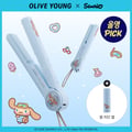 [Sanrio EDITION] UNIX Takeout Cordless Hair Iron Flat Cinnamoroll Set (+Heat Protection Cap)