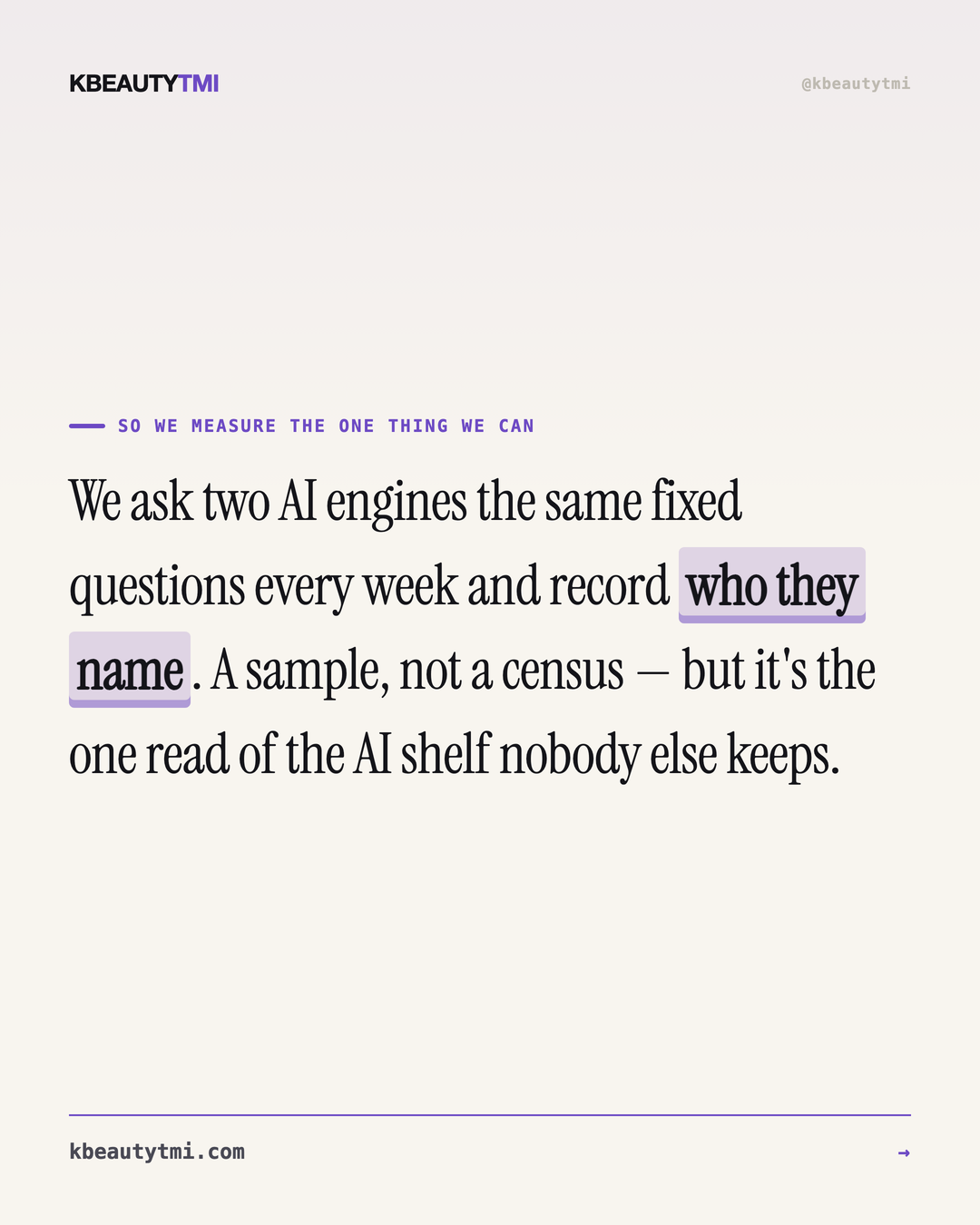 When you ask AI for K-beauty, what does it read? — card 4 of 5