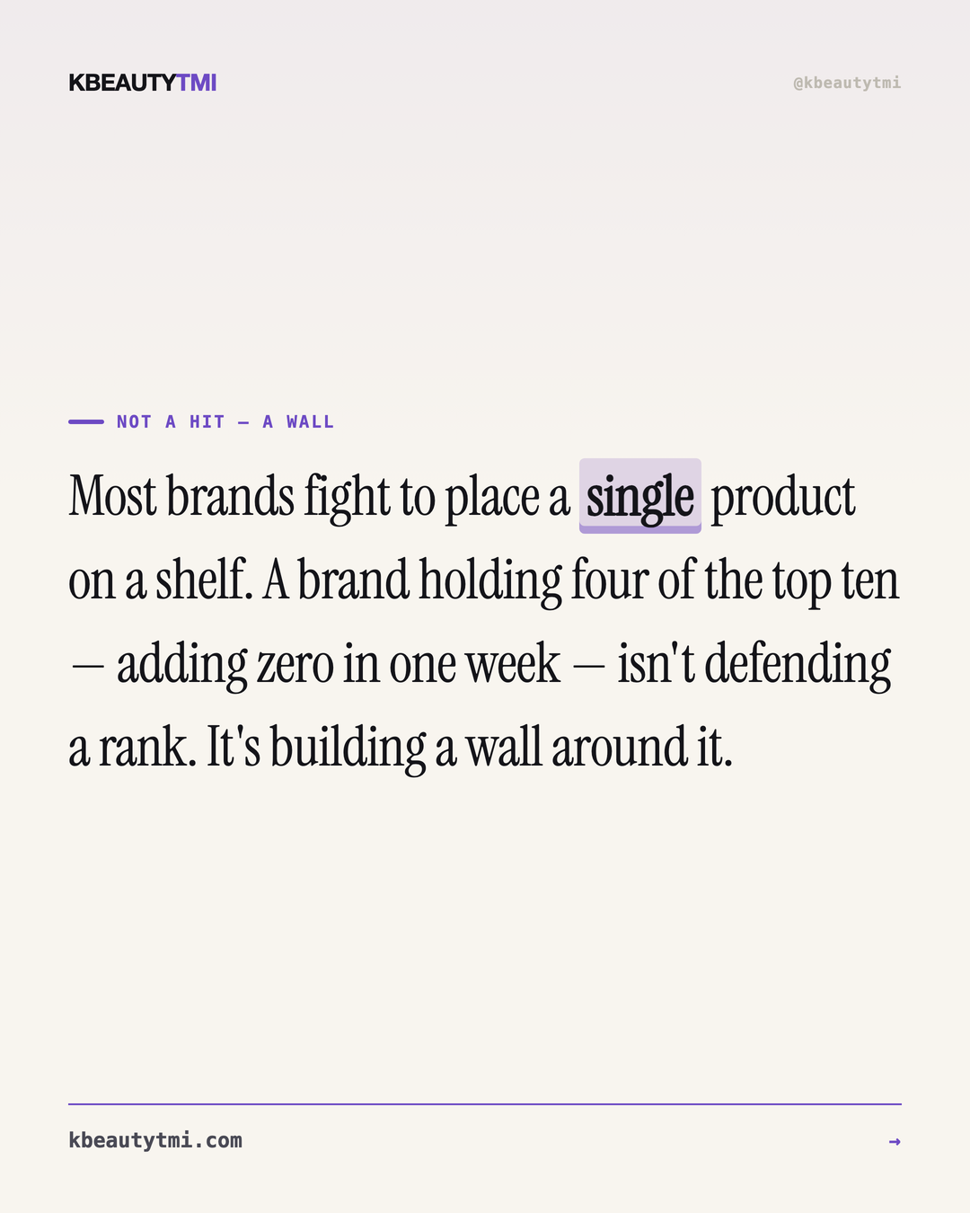 Not a hit — a wall — card 3 of 5