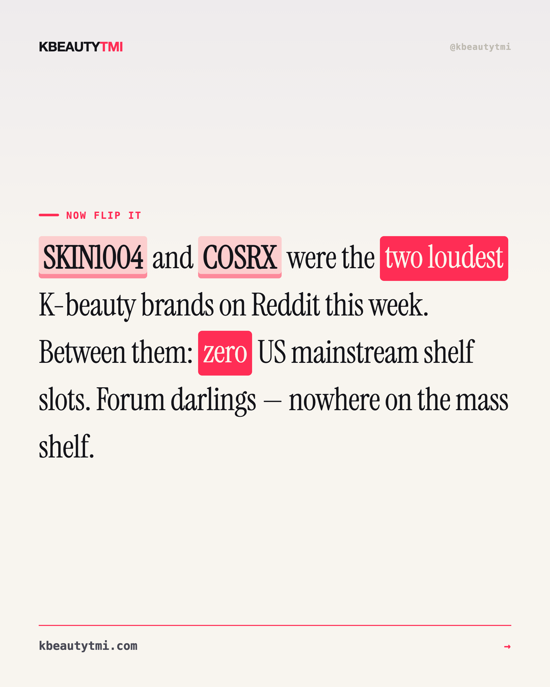 Reddit's loudest ≠ the shelf — card 3 of 5