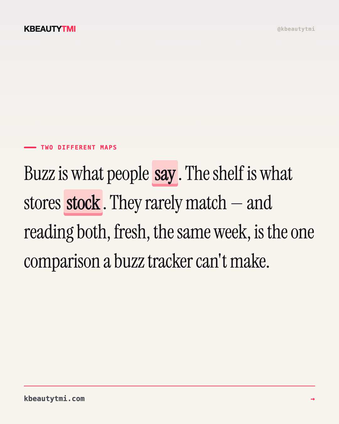 Reddit's loudest ≠ the shelf — card 4 of 5