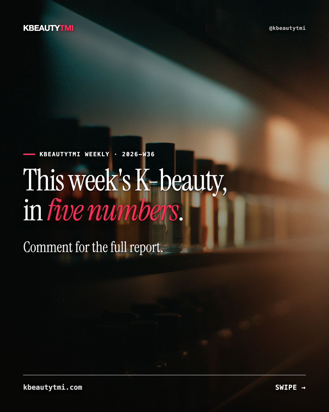 This week in five numbers — comment for the report — card 1 of 5
